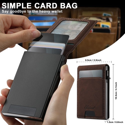 Luxury ID Card Holder Case For Samsung Galaxy S25 S24 S23 S22+ Ultra Wallet Case - Picture 64 of 64