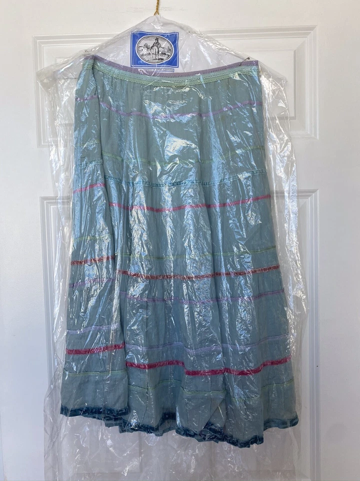 Cynthia Steffe Blue Multicolored Skirt Sz 6 - Image 4 of 4