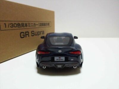 Toyota New Supra GR Supra model Minicar Deep Blue Metallic 1/30