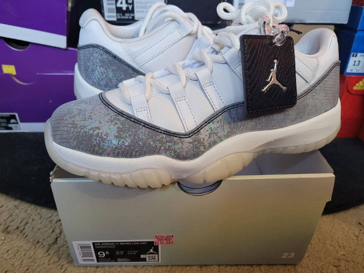 Air Jordan 11 Retro ブラック/ホワイト 7Y & 6C NIKE Air Jordan 11 Retro 'Jubilee 25th Anniversary' Sneakers