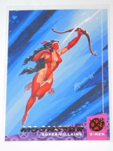1994 FLEER ULTRA MARVEL X-MEN MOONSTAR CARD #95 - 第 1/2 張圖片