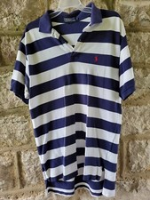 Polo By Ralph Lauren Size L Striped Short Sleeve