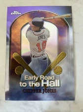 1999 Topps Chrome Early Road to the Hall #ER6 Chipper Jones - Atlanta Braves