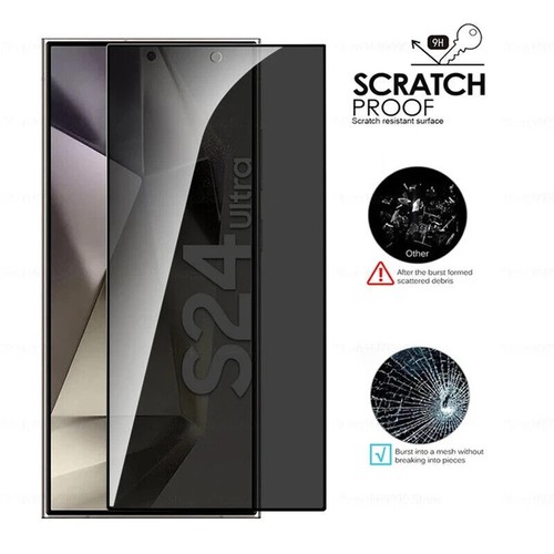 Privacy Easy Install Tempered Glass Screen Protector For Samsung Galaxy S24 S23 - Picture 5 of 12