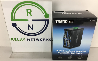 NOB TRENDNET TI-G262 26-port Hardened Industrial Gigabit DIN-Rail Switch