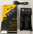 Universal Smart Charger for 3.7V Li-ion Battery Cell 2 Slot