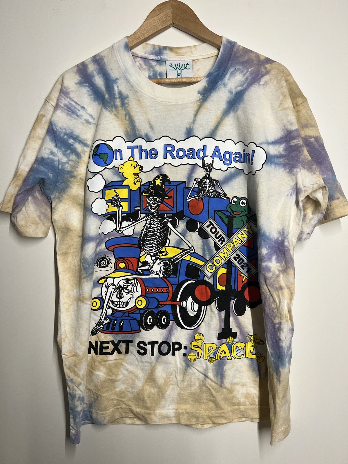 Online Ceramics Grateful Dead On the Road Again T-Shirt Size L Large New-image
