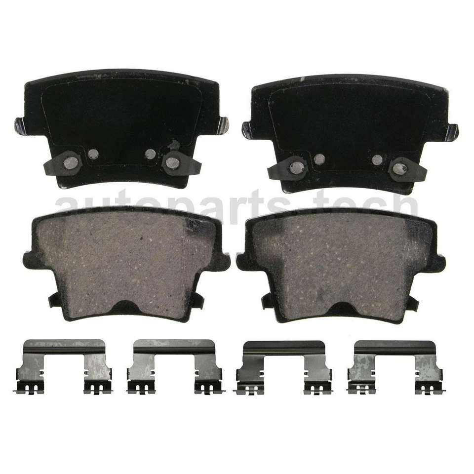 Juego de pastillas de freno de disco delanteras traseras Wagner para Dodge Magnum 2005 2006 2007 2008 Foto 2 de 4