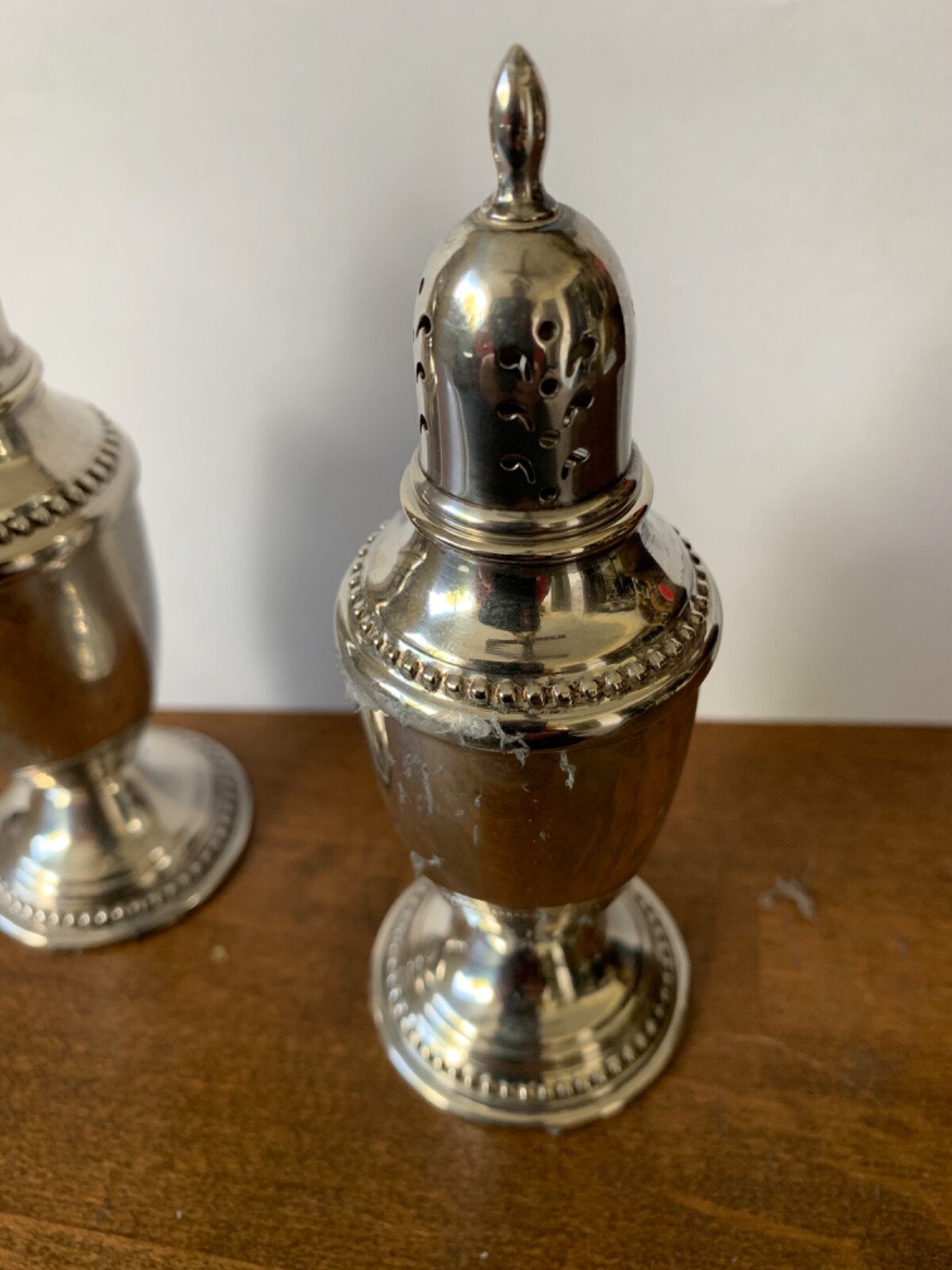 Farmington Sterling Silver Salt & Pepper Shaker 20 Stamped Hallmark