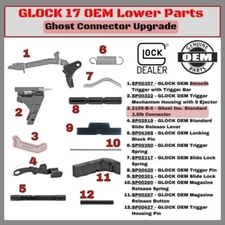 GLOCK 17 Gen-3 Smooth Trigger Parts OEM Ghost Connector 9-mm kit LPK Genuine OEM