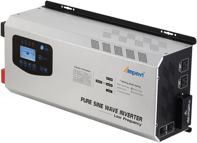Off Grid Inverter Charger 5000W Peak 15000W DC 48V to 120V/240V AC Split Phase O