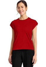 Cherokee Achieve Women's 1-Pocket Crew Neck Top CK936 REDN Red Free Ship