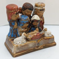 Greenbrier International Nativity Figurine Sculpture Christmas Religious