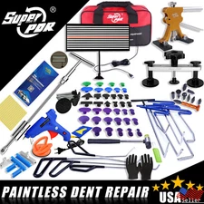 PDR 89Pcs Paintless Dent Removal Puller Stainless Steel Tool Dent Repair Rods US