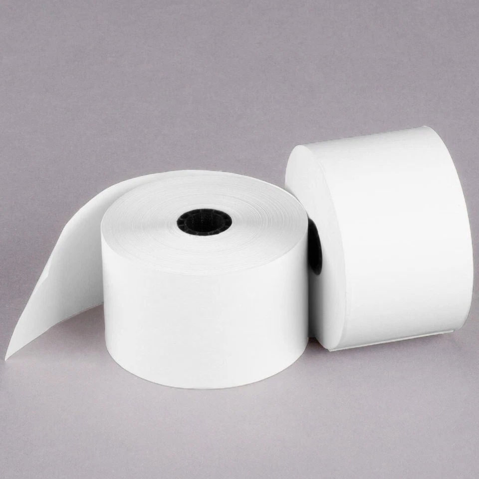 TALCO SUPPLY (12) INVENCO SERIES G6/G7 GAS PUMP THERMAL RECEIPT PAPER ROLLS ~FREE SHIPPING~