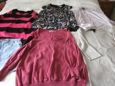 5 LADIES TOPS & 1 SKIRT SIZE S-8 LEVI MANGO ETC