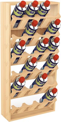 6-Layer 24-Can Spray Paint or Lubricant Can Wall Mount Storage Rack