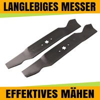 2 X Messer FüR Rasentraktor Mtd 538 Mm