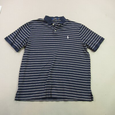 Polo Ralph Lauren Shirt Mens Large Short Sleeve Lightweight Pima Soft Touch