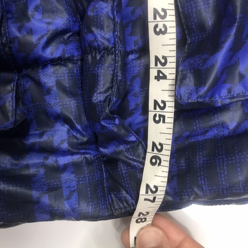 TOMMY HILFIGER Youth QUILTED HOODIE JACKET BLUE BLACK XL TG/XG 16 R041022 - Picture 8 of 8