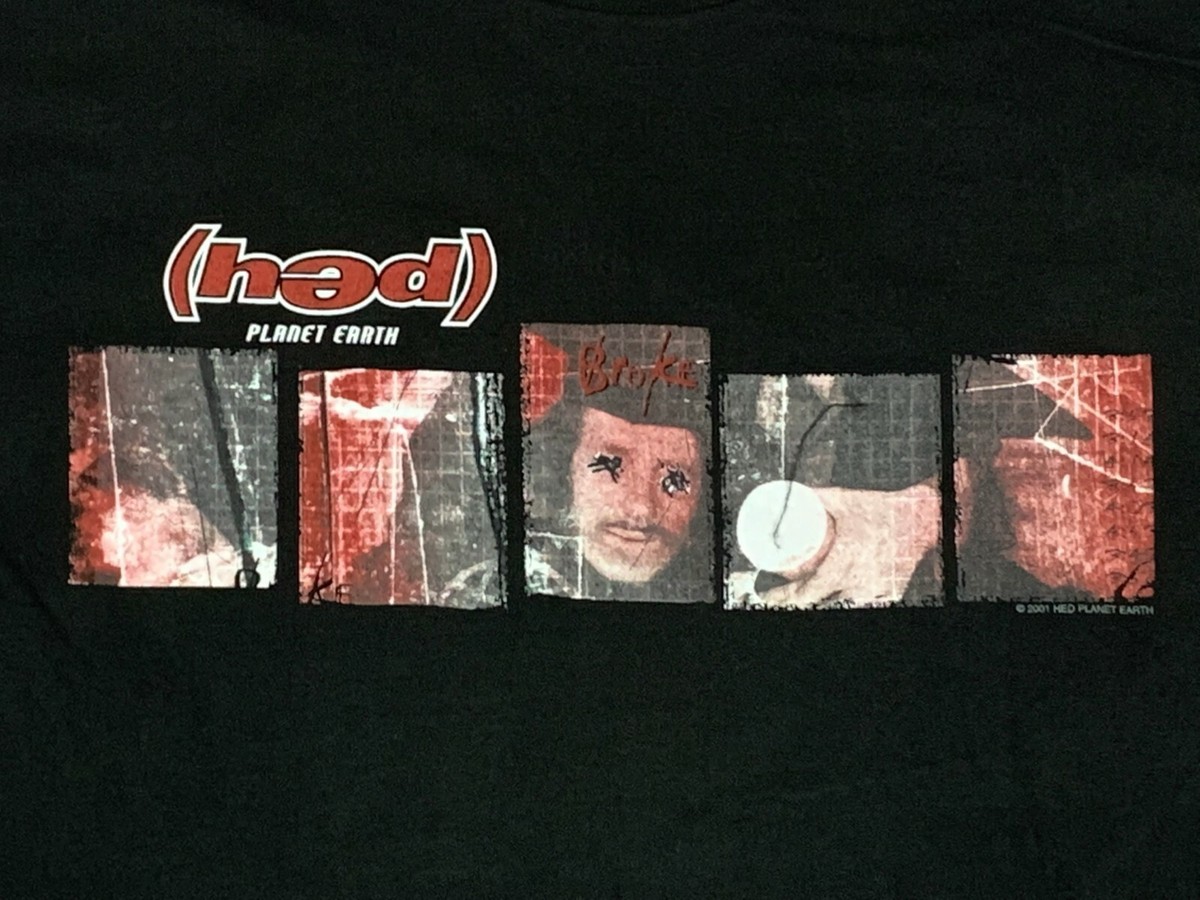 2001 hed pe Tシャツ vintage M vtg 2001 HED PE broke t shirt * planet earth nu metal