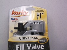 Korky Universal Fit Adjustable Toilet Fill Valve