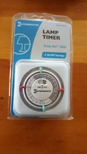 (Intermatic) Lamp Timer Model # TN111C, Easy Set Dial, 2- On/Off Settings--(New)
