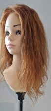Echthaarperücke Honig blond Glatt 45cm Remy ...