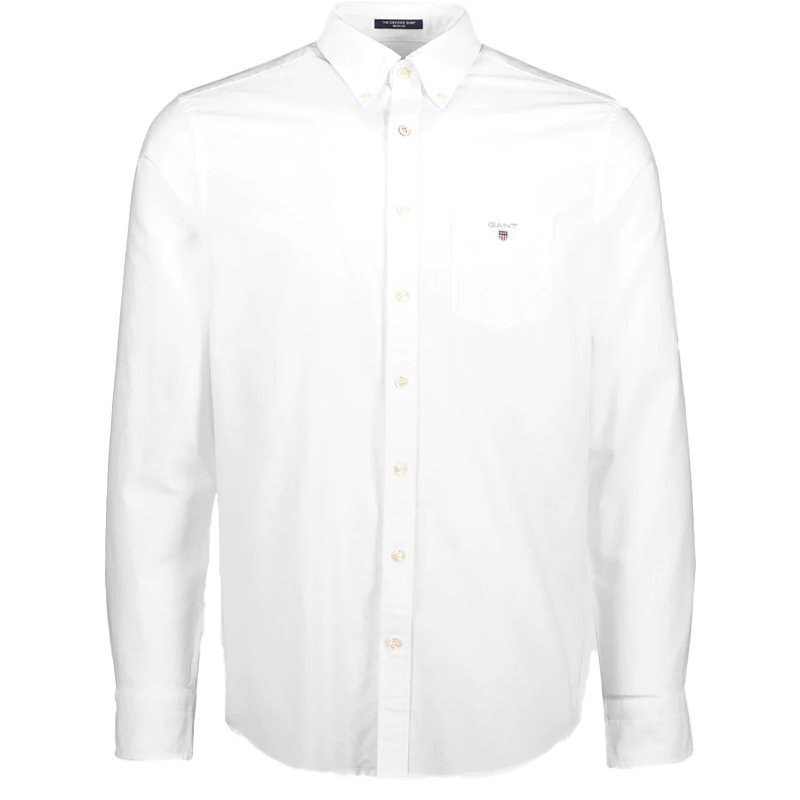 GANT Mens Oxford Shirts Regular Fit Casual Cotton White Button Down