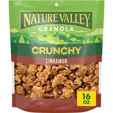 Crunchy Granola, Cinnamon, Resealable Bag, 16 OZ