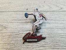 Atlanta Braves John Smoltz Signature Player MLB Baseball Lapel Hat Pin Tomahawk