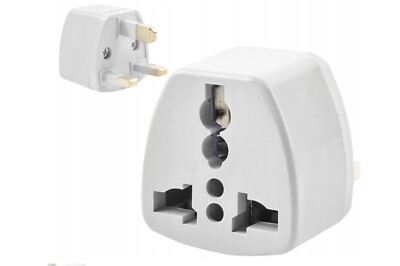 Adattatore Da Viaggio Europa UK Bianco Nero 250 V - Foto 7