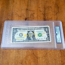 Joe Manganiello Signed One Dollar Bill PSA DNA Authentic Auto Encapsulated