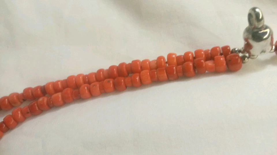 Collar Simone Sebbag Designs Coral Rojo Colgante Plata de Ley  Foto 2 de 4