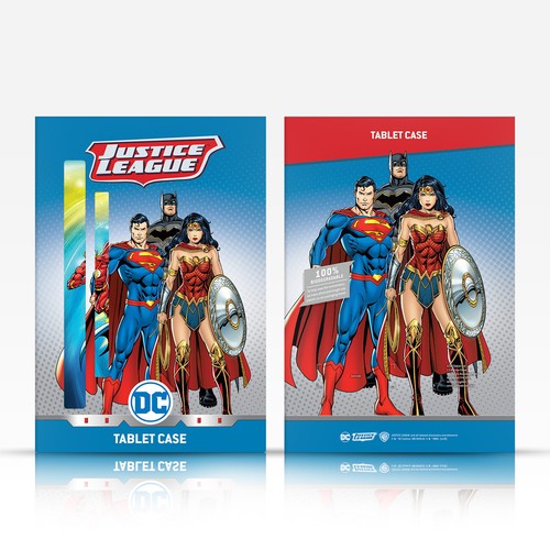 JUSTICE LEAGUE DC COMICS 90TH ANNIVERSARY SOFT GEL CASE FOR SAMSUNG TABLETS 1 - Picture 7 of 12