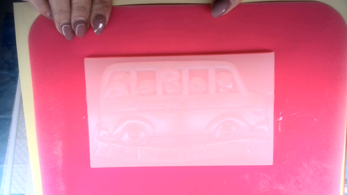 To My Teacher School Bus Appreciation Plaque Silicone Mold | Teacher Gift Resin - Video 1 of 1