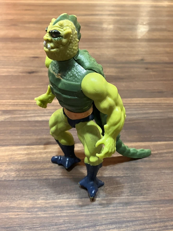 Whiplash, Figura He-Man Masters of the Universe 1983, Green Tail Lizard Man, MOTU Foto 3 de 4