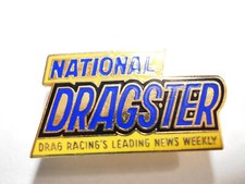 National Drag Racing Lapel Pin  Media News Weekly Dragster Lapel Pin Brooch