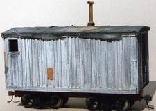 On3/On30 ELY-THOMAS LOGGING CAMP CAR TYPE 2 CASTING SET WISEMAN MODEL SERVICES