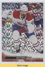 2022-23 Upper Deck Series 2 Speckled Rainbow Foil Paul Byron #351 READ 4om