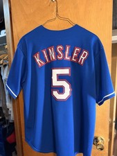 Texas Rangers Ian Kinsler Majestic Jersey Xl