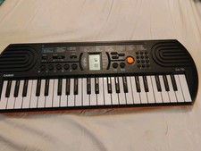 Casio SA-76 44-Key Portable Keyboard 100 Tones 50 Rhythms 10 Song Bank WORKS
