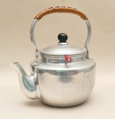 Vintage Aluminum Drip Coffee Maker Tea Infuser Pot FIlter Basket Lid Stovetop