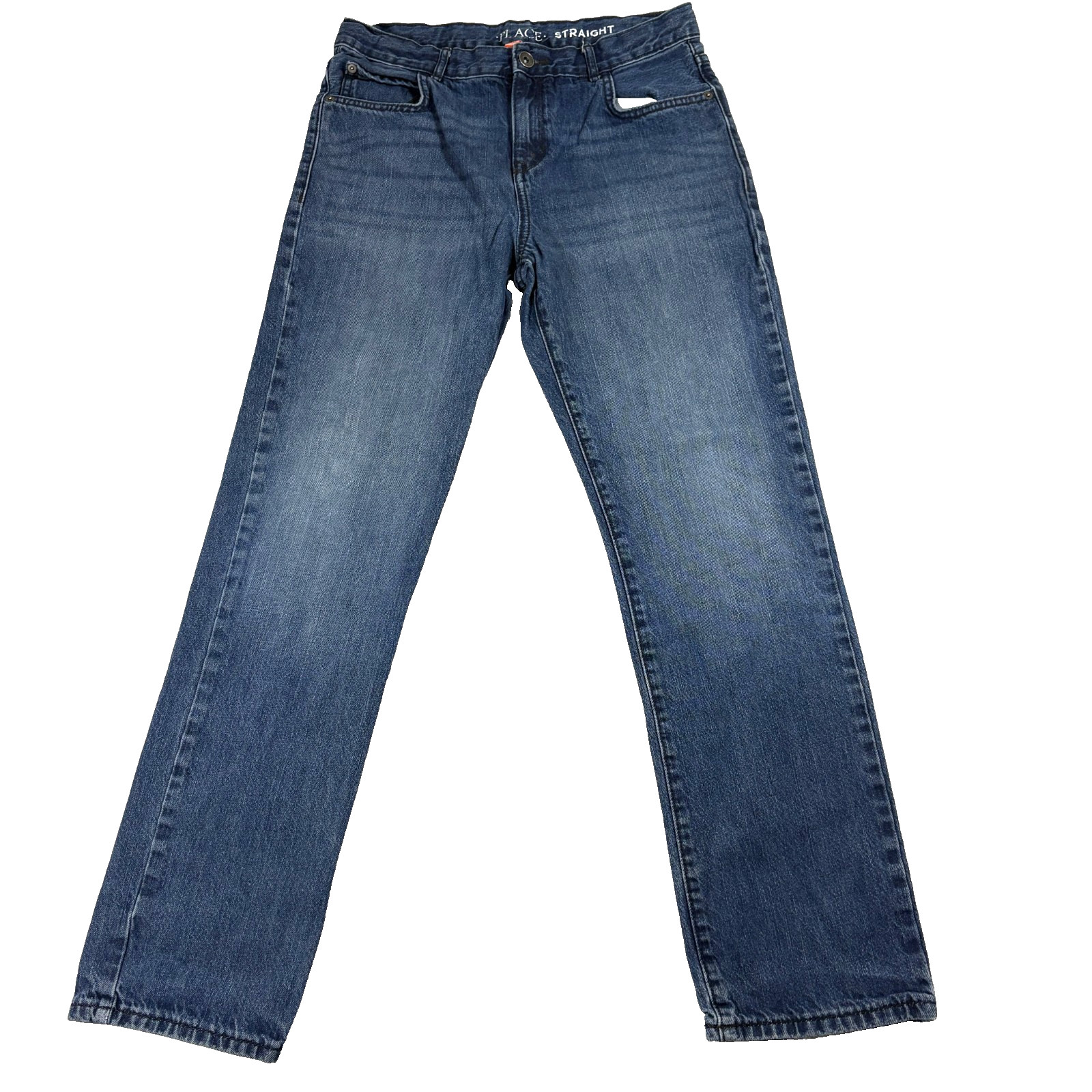 Size 16 Straight Fit Blue Denim Classic Wash