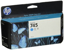 Hp 745 ‎F9J97A, Cartuccia Originale Da 220 Pagine, Compatibile Con Designjet Z2600 E Z5600 44, Ciano-image