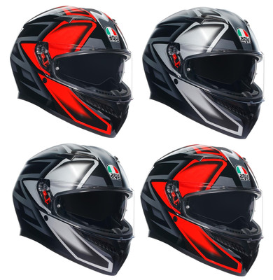 AGV K3 Compound Full Face Sports Touring Motorcycle Helmet Black