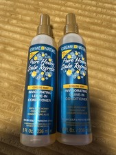 Creme of Nature Pure Honey Scalp Refresh Mint Leave-In Conditioner 8 oz Lot of 2