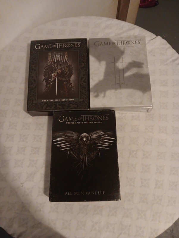 Game Of Thrones: Complete Seasons 1, 3, & 4 DVD Box Sets HBO Series #ML