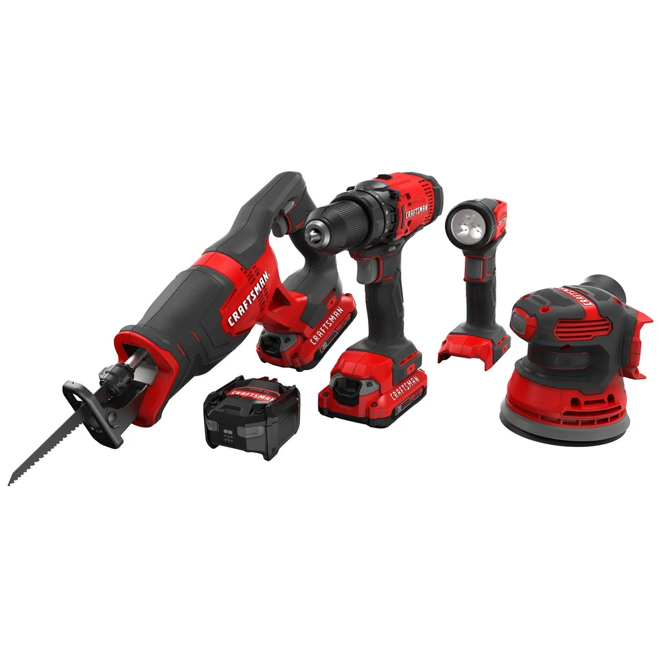 Kit de ferramentas CRAFTSMAN sem fio 4 - CMCK403D2 - Imagem 2 de 4