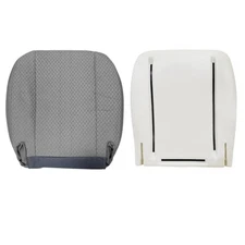  Driver or Passenger Side Bottom Seat Cover & Lower Pad Foam Cushion 